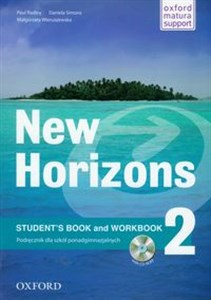 New Horizons 2 Student's Book and Workbook + CD Szkoły ponadgimnazjalne - Księgarnia UK