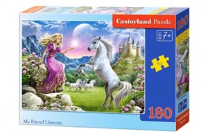 Puzzle My Friend Unicorn 180 - Księgarnia UK