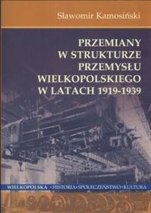 Przemiany w strukturze przemysłu Wielkopolskiego w latach 1919-1939 - Księgarnia UK