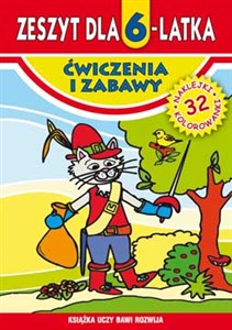 Zeszyt dla 6-latka Ćwiczenia i zabawy - Księgarnia Niemcy (DE)