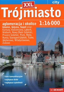 Trójmiasto XXL aglomeracja i okolice 1:16 000