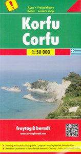 Korfu mapa 1:50 000