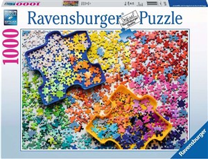 Puzzle 2D 1000 Kolorowe częsci puzzli 15274