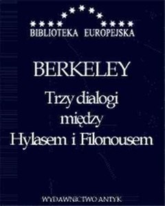 Trzy dialogi między Hylasem i Filonousem - Księgarnia Niemcy (DE)