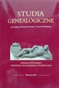 Studia genealogiczne poświęcone pamięci Profesora Włodzimierza Dworzaczka