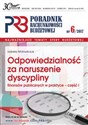 Odpowiedzialnosć za naruszenie dyscypliny finansów publicznych w praktyce część 1 Poradnik Rachunkowości Budzetowej 6/2017