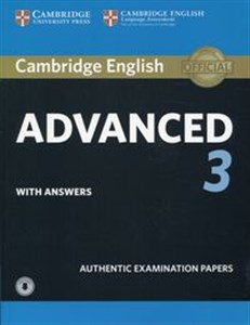 Cambridge English Advanced 3 with answers with Audio - Księgarnia UK