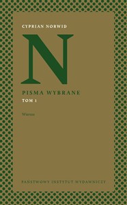 Pisma wybrane Tom 1 Wiersze - Księgarnia UK