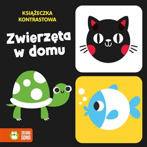 Książeczka kontrastowa Zwierzęta w domu 