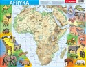 Puzzle ramkowe 72 Afryka mapa fizyczna -  Opracowanie Zbiorowe