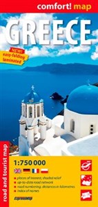 Grecja mapa samochodowo-turystyczna 1:750 000 - Księgarnia Niemcy (DE)