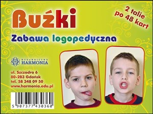 Buźki Zabawa logopedyczna 2 talie kart - Księgarnia Niemcy (DE)