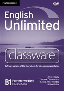 English Unlimited Pre-intermediate Classware DVD - Księgarnia Niemcy (DE)