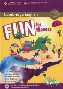 Fun for Movers Student's Book + Online Activities + Audio + Home Fun Booklet 4 - Księgarnia UK