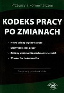 Kodeks pracy po zmianach - Księgarnia UK