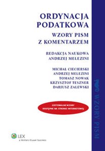 Ordynacja podatkowa Wzory pism z komentarzem - Księgarnia Niemcy (DE)