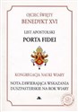 List apostolski Porta Fidei 