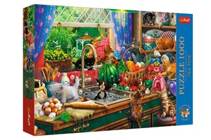 Puzzle 1000 Tea Time Kociaki rozrabiaki