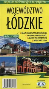 Województwo łódzkie mapa administracyjno-turystyczna 1:250 000 - Księgarnia UK