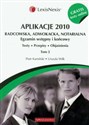 Aplikacje 2010 Radcowska, adwokacka, notarialna t.2 z testami online