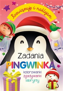 Rozwiązuję i naklejam Zadania Pingwinka