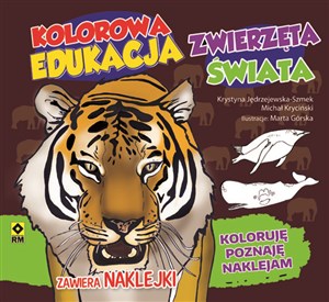 Kolorowa edukacja Zwierzęta świata Naklejka - Księgarnia Niemcy (DE)