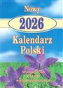 Nowy Kalendarz Polski 2026 mały zdzierak jednodniowy z uchwytem do zawieszenia - 
