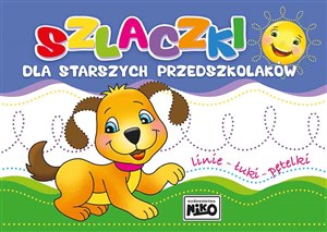 Szlaczki dla starszych przedszkolaków Lnie, łuki i pętelki - Księgarnia Niemcy (DE)