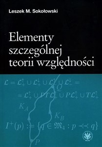 Elementy szczególnej teorii względności  - Księgarnia UK