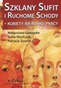 Szklany sufit i ruchome schody kobiety na rynku pracy