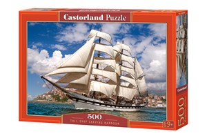 Puzzle Tall Ship Leaving Harbour 500 - Księgarnia UK