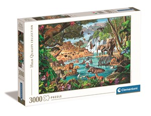 Puzzle 3000 HQ African Waterhole 33551 - Księgarnia UK