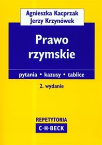 Prawo rzymskie Repetytoria - Księgarnia UK