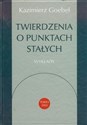 Twierdzenia o punktach stałych wykłady Tokio 2012