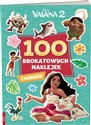 Vaiana 2 100 brokatowych naklejek 