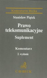 Prawo telekomunikacyjne Suplement - Księgarnia UK