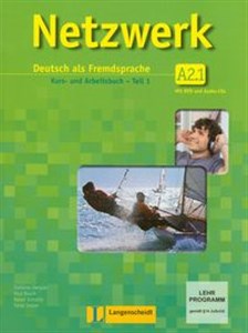 Netzwerk A2.1 Kurs- und Arbeitsbuch Teil 1 z płytą CD i DVD