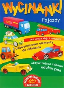 Wycinanki Pojazdy aktywizująca zabawa edukacyjna