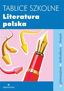 Tablice szkolne Literatura polska - Księgarnia UK