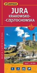 Jura Krakowsko-Częstochowska mapa turystyczna 1:50 000