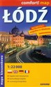 Łódź kieszonkowy laminowany plan miasta 1:22 000