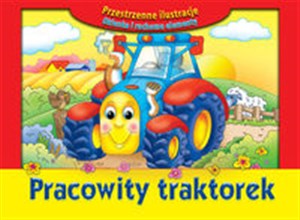 Pracowity traktorek Przestrzenne ilustracje