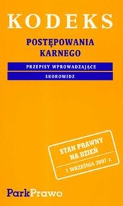 Kodeks postępowania karnego  - Księgarnia UK