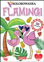 Flamingi. Kolorowanka z naklejkami 