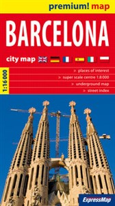 Barcelona City map 1:16 000