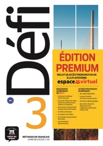 Defi 3 PREMIUM podręcznik ucznia + CD audio + kod