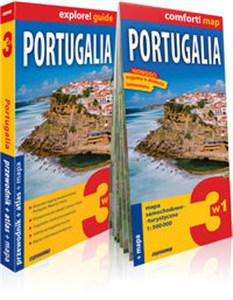 Portugalia explore! guide 3w1: przewodnik + atlas + mapa