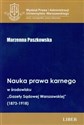 Nauka prawa karnego w środowisku Gazety Sądowej Warszawskiej 1873-1918