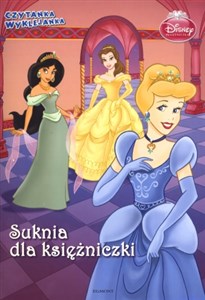 Disney Księżniczka Suknia dla księżniczki Czytanka wyklejanka