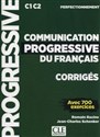 Communication progressive du français Corrigés C1 C2 - Romain Racine, Jean-Charles Schenker